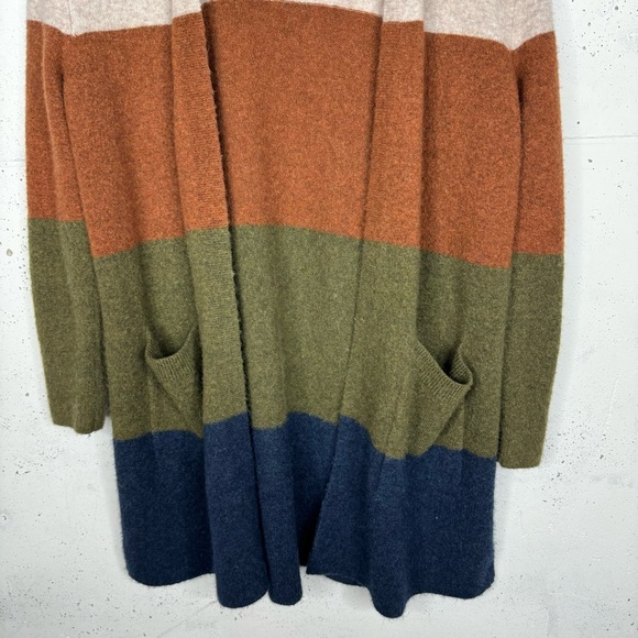 Madewell Kent Colorblock Cardigan Sweater Pull On Fall Cardi Small - Picture 3 of 9